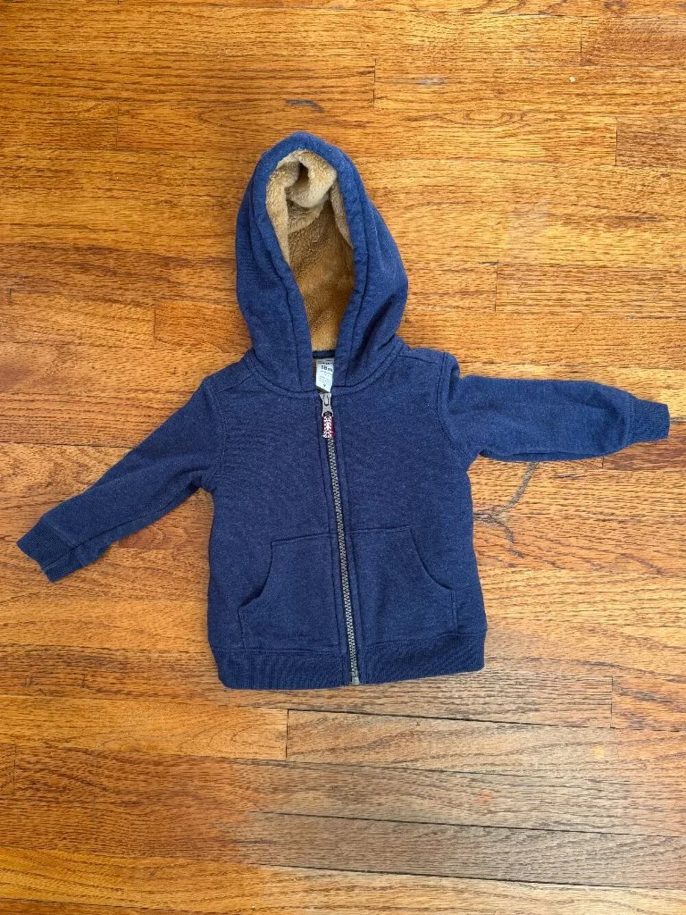 Carter's Toddler Zip-Up Fleece Jacket in Navy Blue